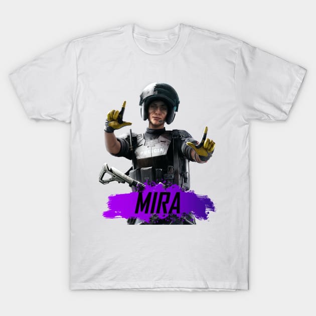 Rainbow Six Siege Mira T-Shirt by SwanickShirts